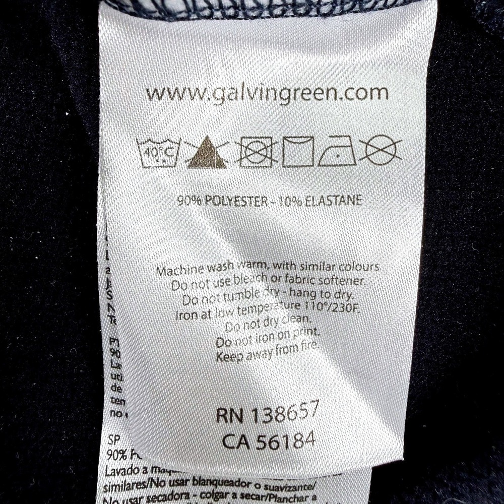 Galvin Green Half Zip Pullover Men's Large Blue Golf Performance Mock Neck - Picture 8 of 10